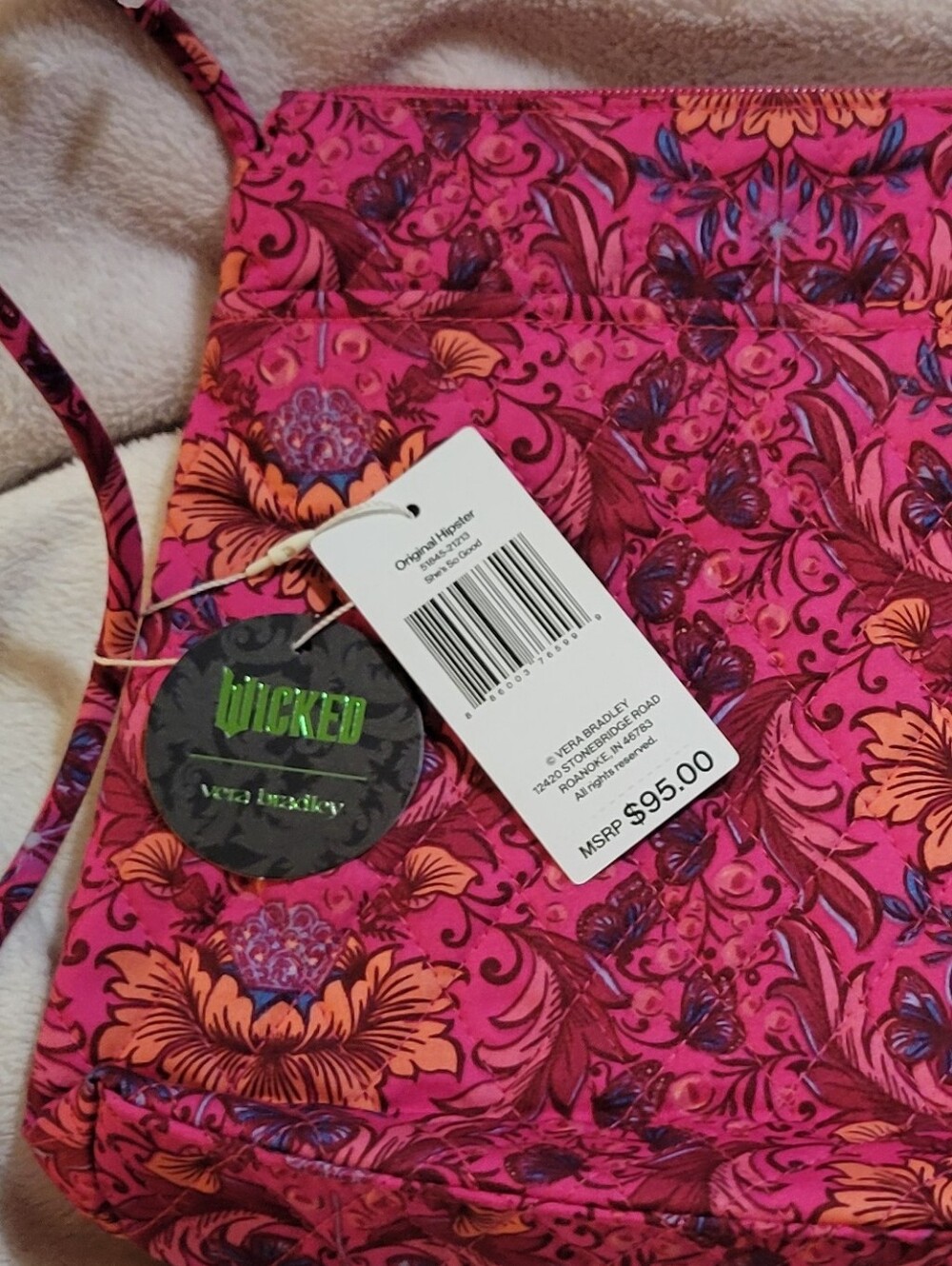 NWT Vera Bradley Wicked Hipster Crossbody